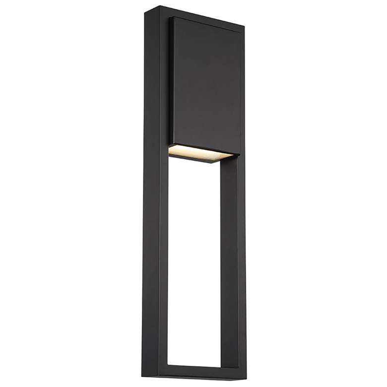 Image 1 Archetype 24 inchH x 7 inchW 1-Light Outdoor Wall Light in Black