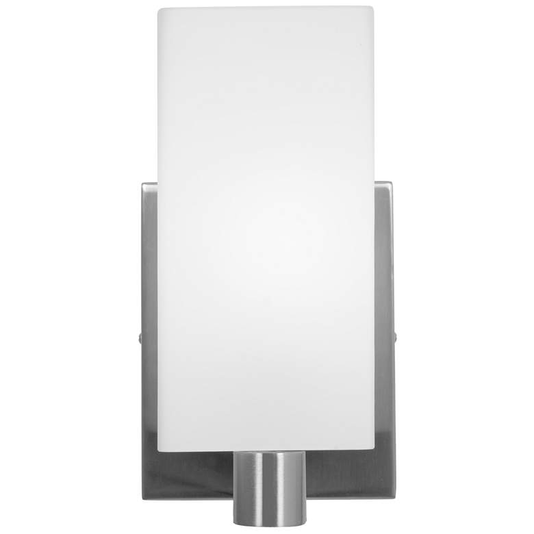 Image 1 Archi - 5" E26 LED Wall/Vanity - Brushed Steel Finish, Opal Glass Diff