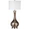 Archimedes 35" High Contemporary Silver Gourd Vase Table Lamp