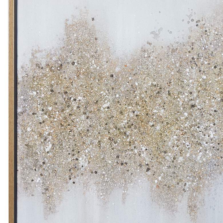 Image 4 Archipelago 39 1/2" High Gold Canvas Wall Art more views