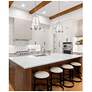 3_Archis 12" Wide Brushed Nickel 3-Light Bell Mini Pendant more views