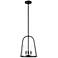 Archis 12" Wide Matte Black 3-Light Mini Pendant