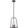 4_Archis 12" Wide Matte Black 3-Light Mini Pendant more views