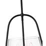 6_Archis 12" Wide Matte Black 3-Light Mini Pendant more views