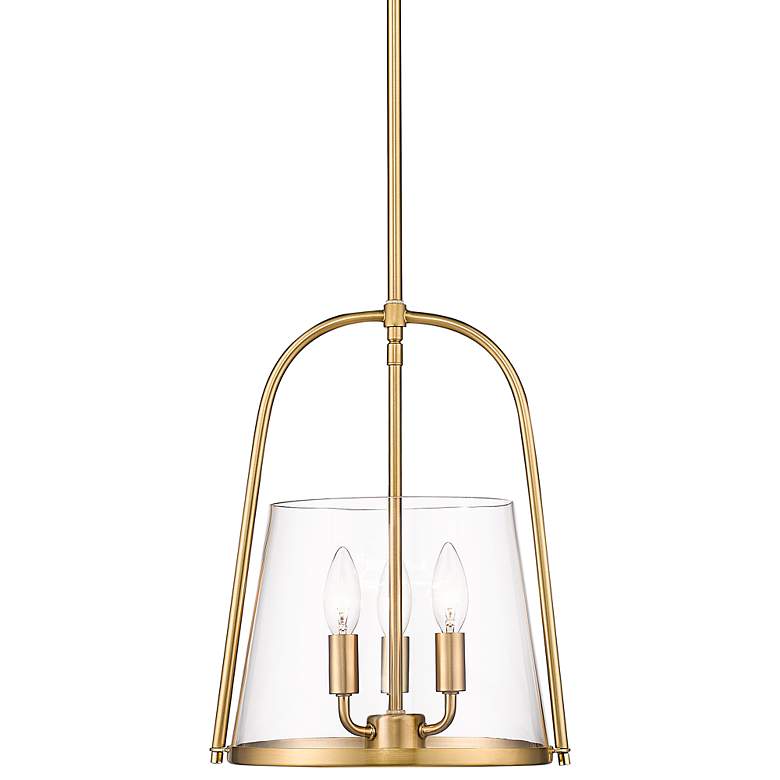 Image 1 Archis 12" Wide Modern Gold 3-Light Mini Pendant