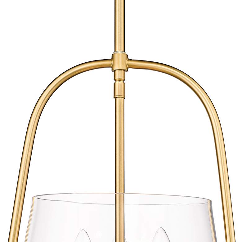 Image 2 Archis 12" Wide Modern Gold 3-Light Mini Pendant more views