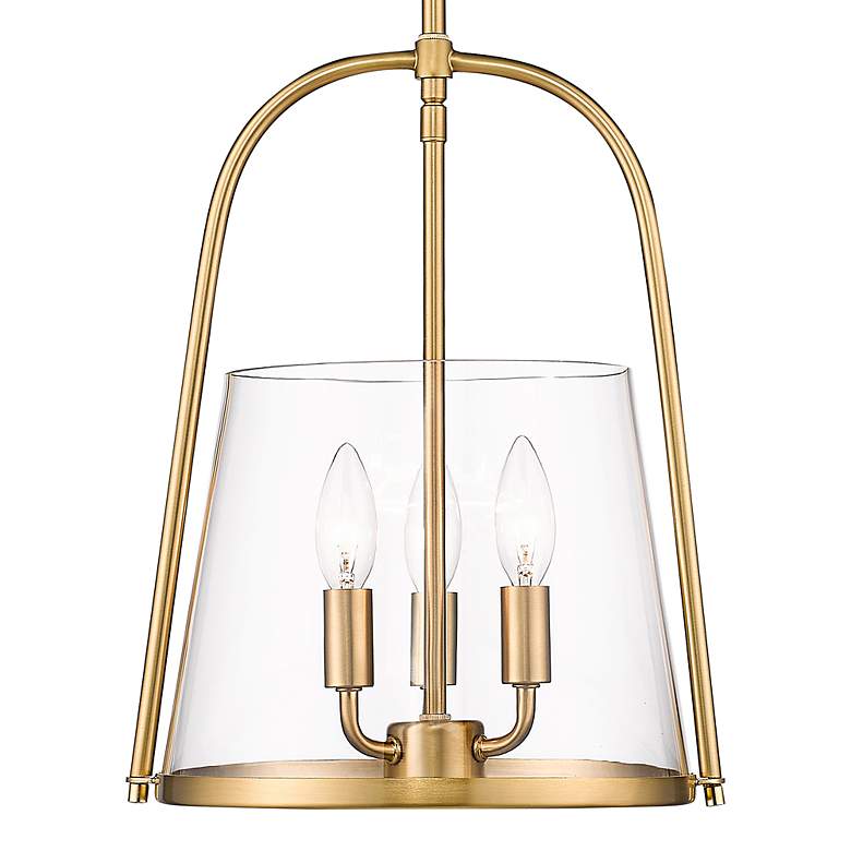 Image 3 Archis 12" Wide Modern Gold 3-Light Mini Pendant more views