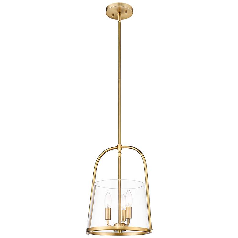 Image 4 Archis 12" Wide Modern Gold 3-Light Mini Pendant more views