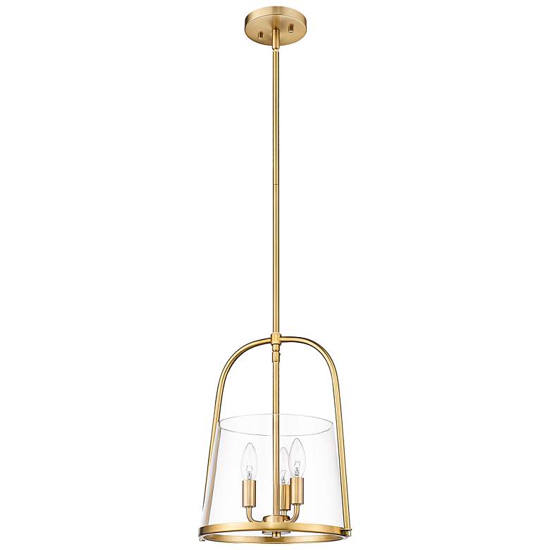 Image 6 Archis 12" Wide Modern Gold 3-Light Mini Pendant more views