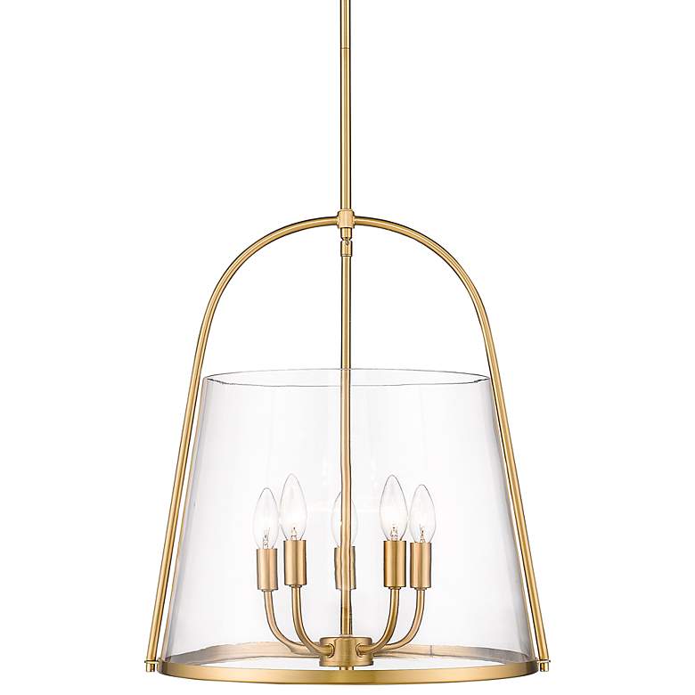 Image 1 Archis 18" Wide Modern Gold 5-Light Pendant