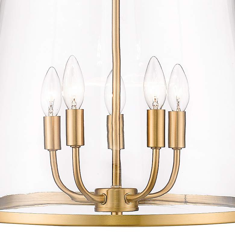 Image 2 Archis 18" Wide Modern Gold 5-Light Pendant more views
