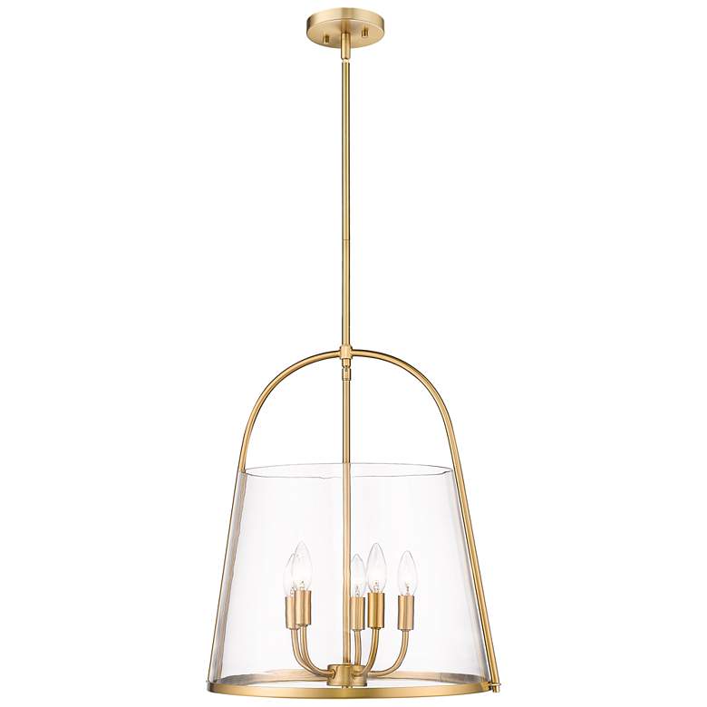 Image 4 Archis 18" Wide Modern Gold 5-Light Pendant more views
