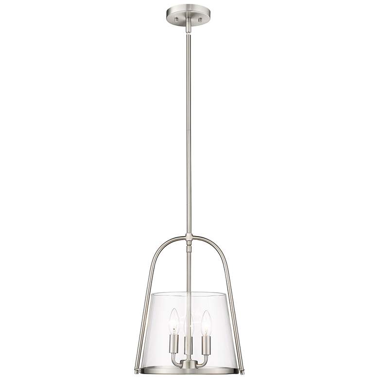 Image 1 Archis by Z-Lite Brushed Nickel 3 Light Mini Pendant