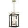 Architect 12"W Western Bronze 4-Light Foyer Pendant