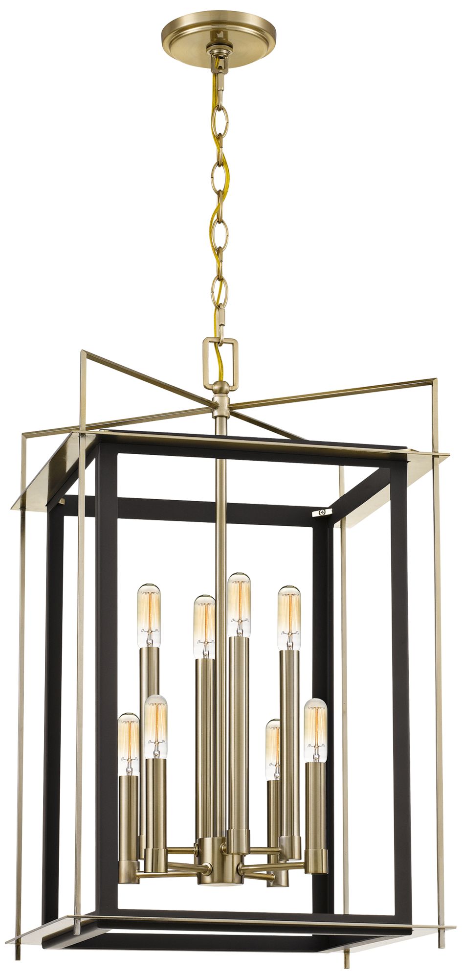 Architect 16"W Western Bronze 8-Light Foyer Pendant