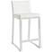 Architect 25 1/2" White Faux Leather Counter Stool
