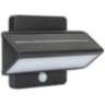 Architectural 5" High Black Solar LED Outdoor Wall Light