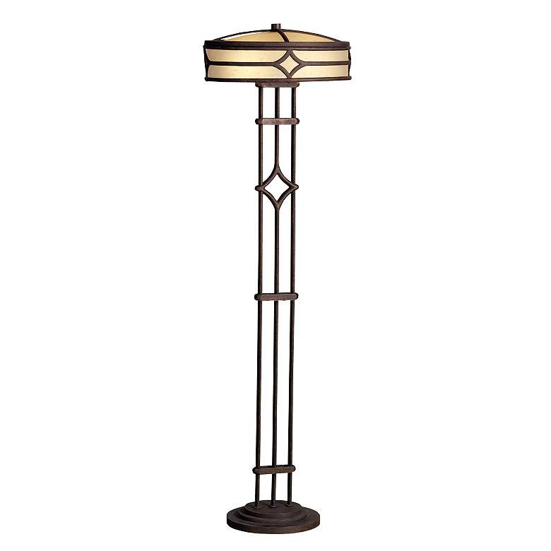 Image 1 Architectural Aged Bronze Floor Lamp