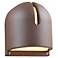 Architectural Bronze Finish 9" High Outdoor Wall Light