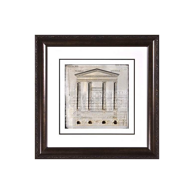 Image 1 Architectural Details II Under Glass 19 1/2 inch Square Wall Art