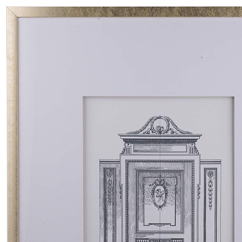 Image 2 Architectural Door 31 1/2" High 2-Piece Framed Wall Art Set more views