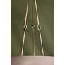 5_Archive 25" Wide Patina Brass 3-Light Chandelier more views