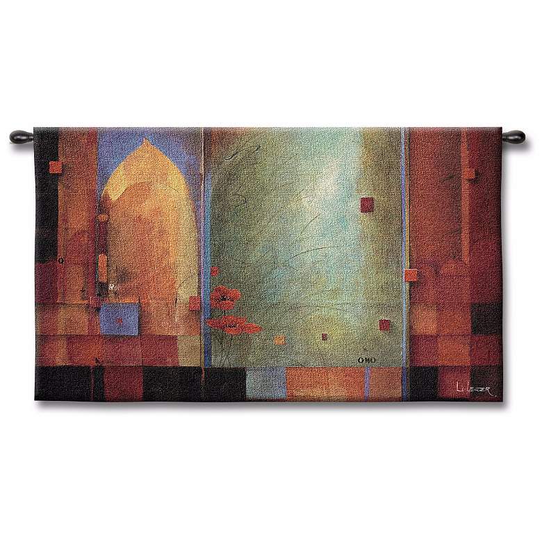 Image 1 Archways and Abstracts 53 inch Wide Wall Tapestry