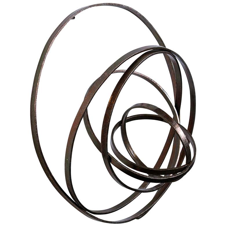 Image 1 Arciform Bronze Finish On Metal Wall Art