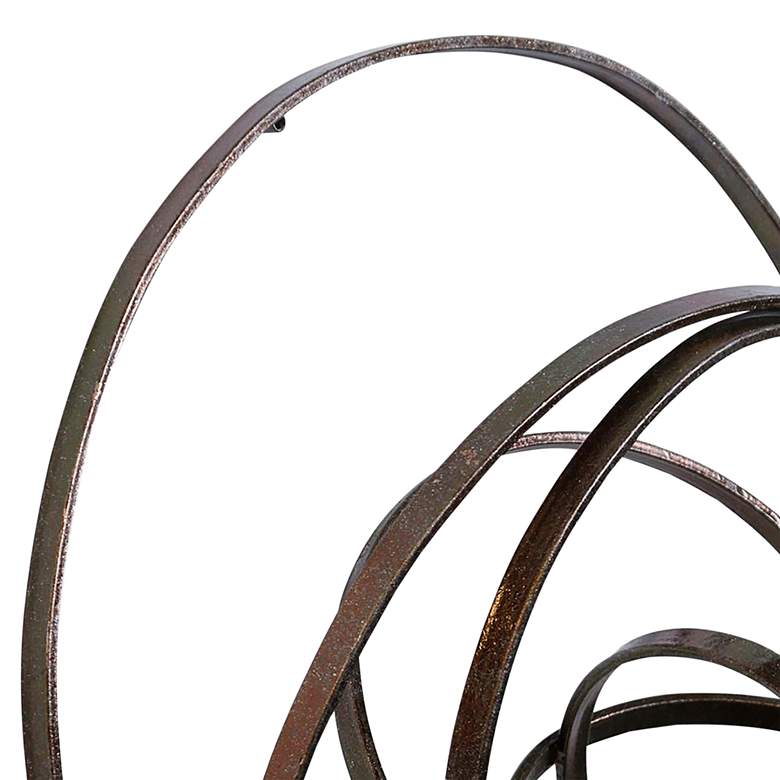 Image 2 Arciform Bronze Finish On Metal Wall Art more views