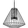 1_Arctic 23" High Black LED Outdoor Hanging Light