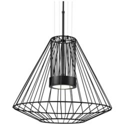 Arctic 23" High Black LED Outdoor Hanging Light