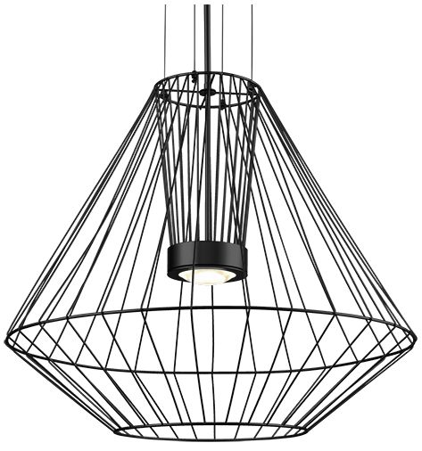 Image 2 Arctic 28-in 1 Light Black Integrated LED Outdoor Pendant 32W Kuzco more views