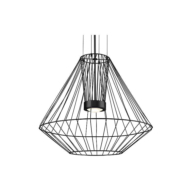 Image 2 Arctic 28-in 1 Light Black Integrated LED Outdoor Pendant 32W Kuzco more views
