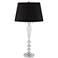 Arctic Palace Chrome 2-light Clear Glass Table Lamp
