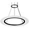 Arctic Rings 24" Single LED Ring Pendant w/ 20' Cord/Cable - Satin