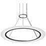 Arctic Rings 30" Single LED Ring Pendant w/ 20&#39; Cord/Cable - Satin