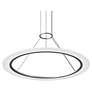 Arctic Rings 36" Single LED Ring Pendant w/ 20&#39; Cord/Cable - Satin