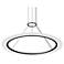 Arctic Rings 36" Single LED Ring Pendant w/ 20' Cord/Cable - Satin