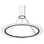 Arctic Rings 36" Single LED Ring Pendant w/ 20&#39; Cord/Cable - Satin