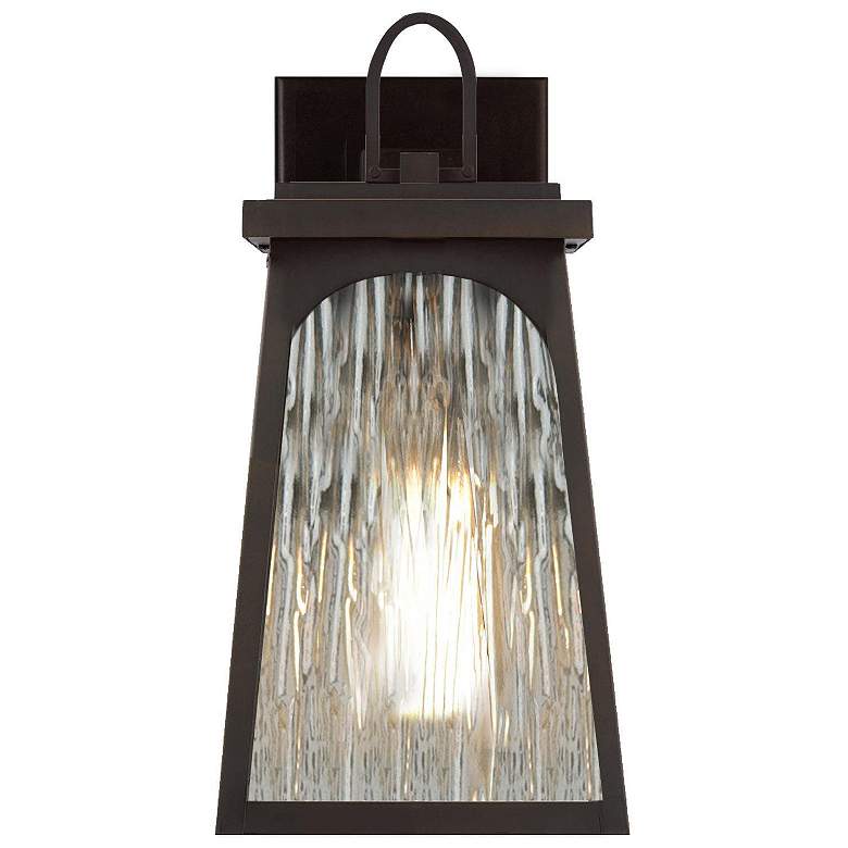 Image 1 Arctifyra 11" High Textured Rust Outdoor Wall Light