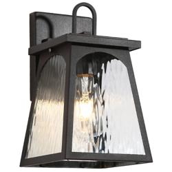 Arctifyra 11" High Textured Rust Outdoor Wall Light