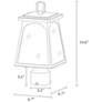 2_Arctifyra 14 1/2" High Textured Rust Outdoor Post Light more views
