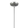 Thumbnail3 of Arcus 29 1/4" Wide Satin Nickel and Black 5-Light Chandelier more views