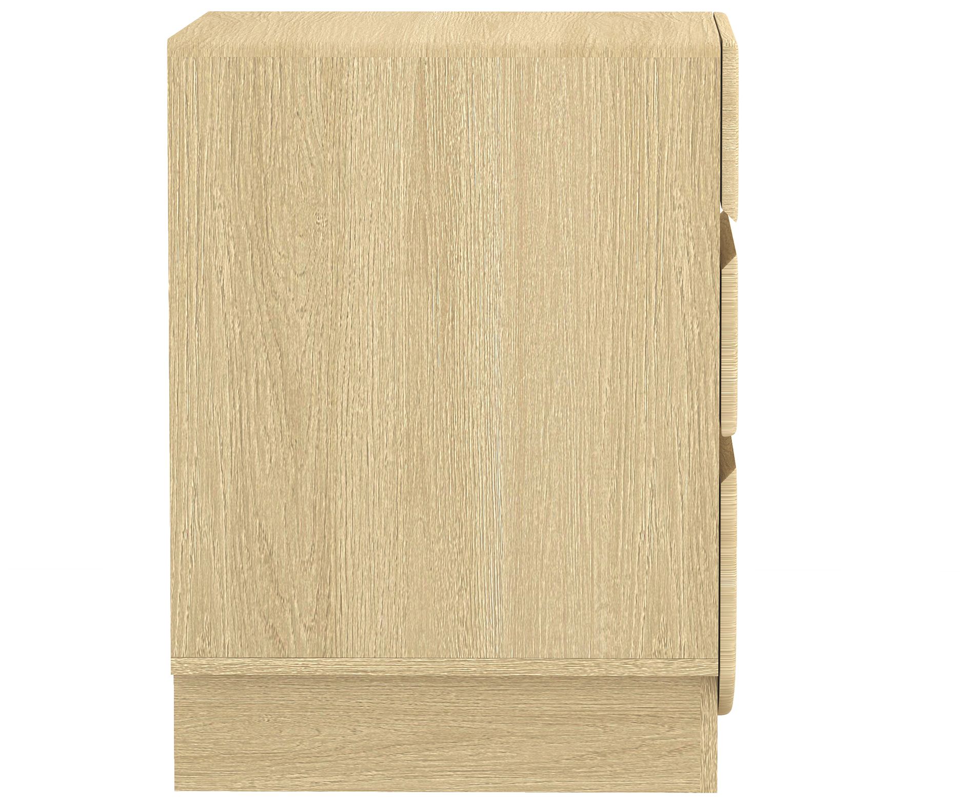 Ardea Contemporary 20" Nightstand in Natural Oak (3-Drawer)