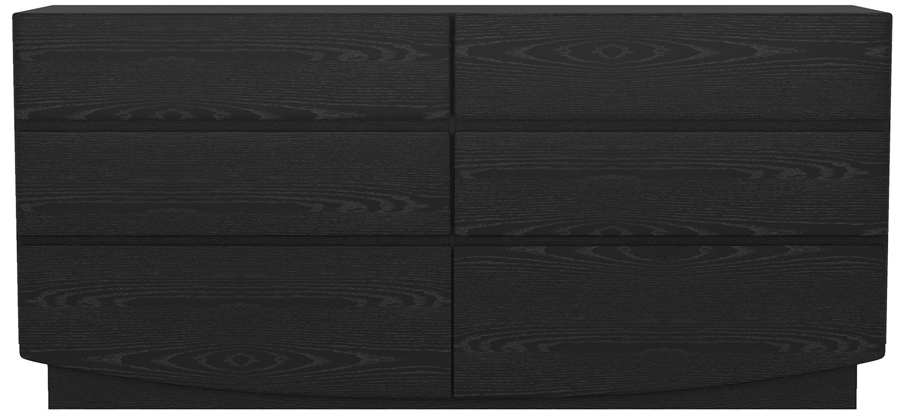 Image 3 Ardea Contemporary 72" Dresser in Black (6-Drawer) more views