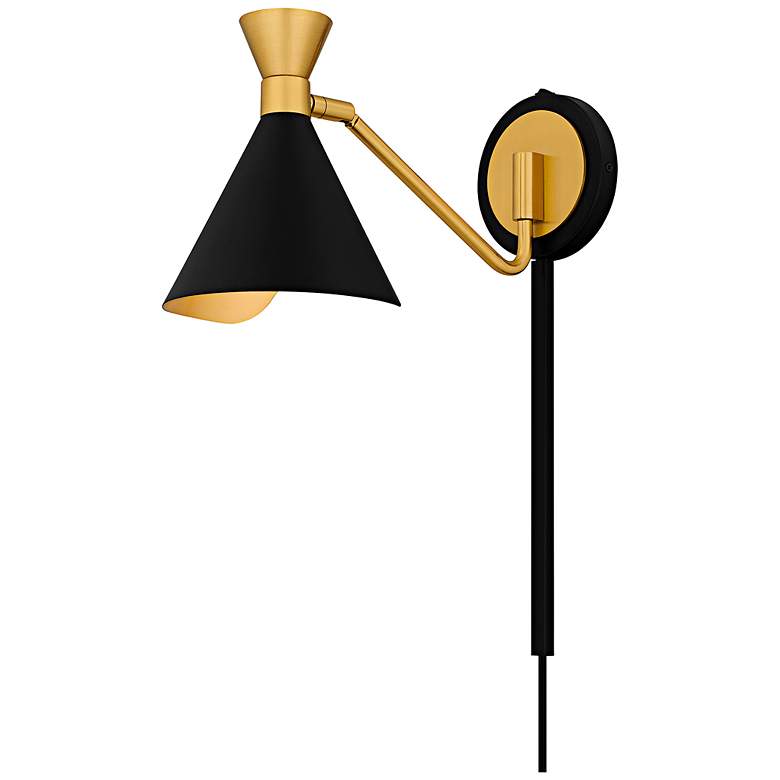 Image 1 Arden 1-Light Matte Black Wall Sconce