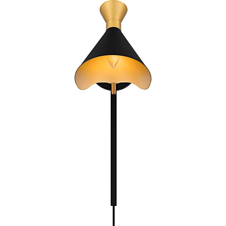 Image 3 Arden 1-Light Matte Black Wall Sconce more views