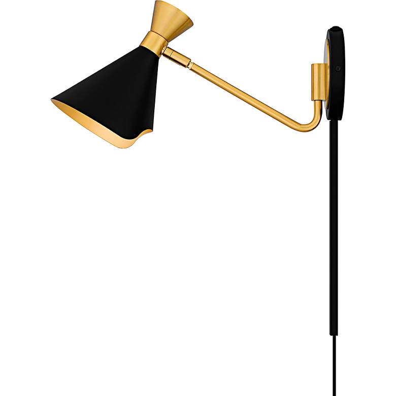Image 4 Arden 1-Light Matte Black Wall Sconce more views