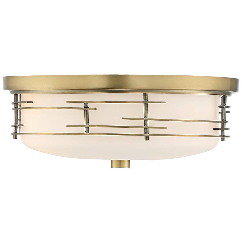 Arden 14&quot; Wide Soft Gold Ceiling Light more views