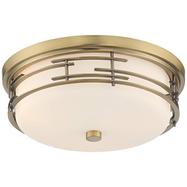 Arden 14&quot; Wide Soft Gold Ceiling Light more views